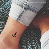 Love Anchor Temporary Tattoo (Set of 3)