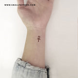 Small Egyptian Ankh Temporary Tattoo (Set of 3)