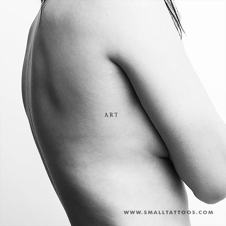 Tatuaje temporal 'ART' (juego de 3)