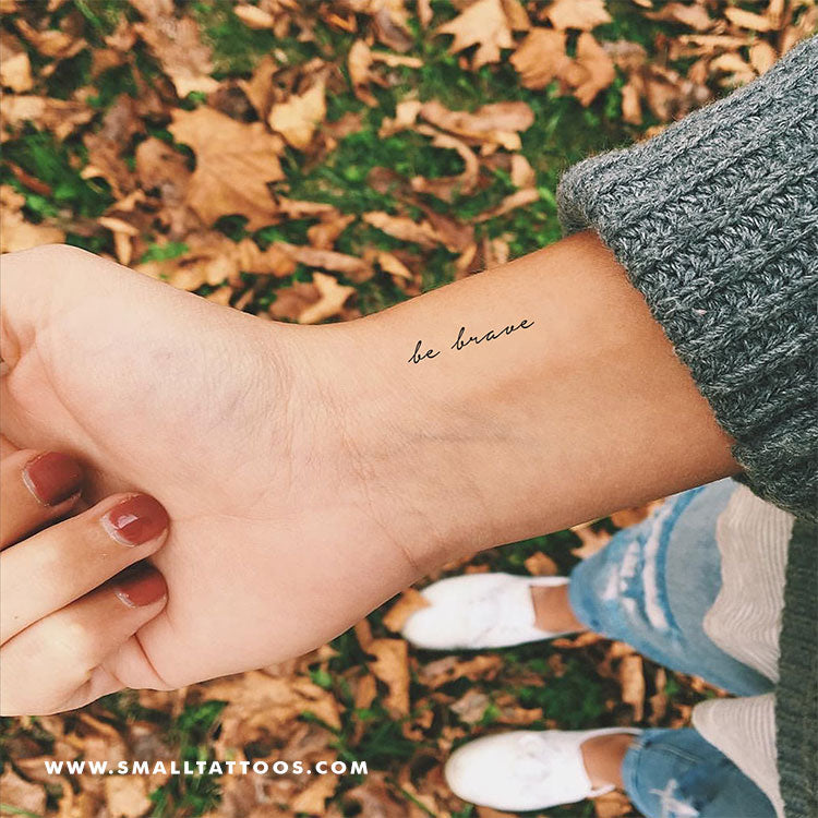 Be Brave Temporary Tattoo (Set of 3)