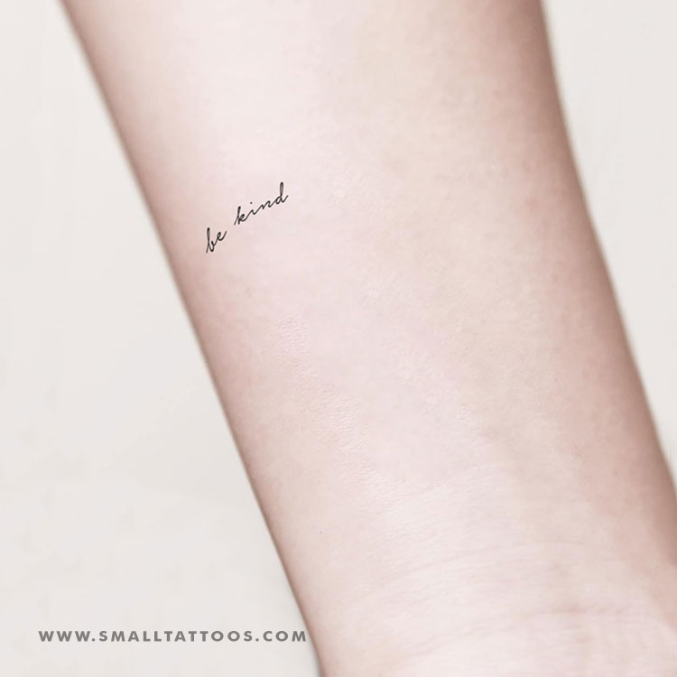 Be Kind Temporary Tattoo (Set of 3)