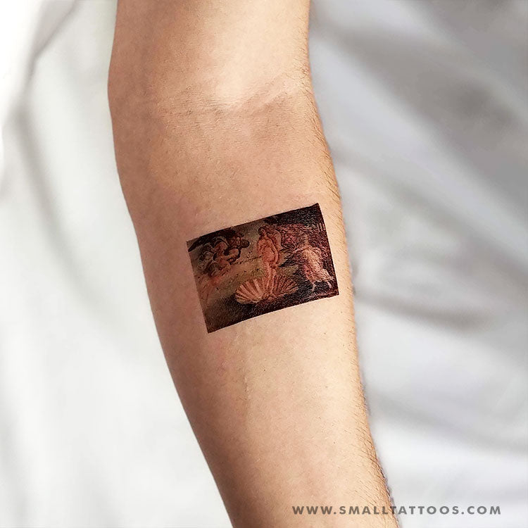 The Birth of Venus Temporary Tattoo (Set of 3)