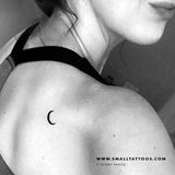 Crescent Moon Temporary Tattoo (Set of 3)