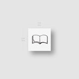 Book Temporary Tattoo (Set of 3)