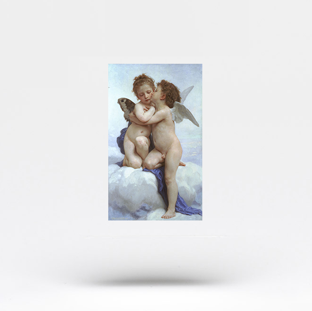 Bouguereau's First Kiss Temporary Tattoo (Set of 3)