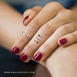 Broken Arrow Temporary Tattoo (Set of 3)