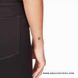 Cancer Zodiac Symbol Temporary Tattoo (Set of 3)