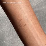 Crescent Moon Type II by Jakenowicz Temporary Tattoo - Set of 3