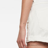 D Handwritten Letter Temporary Tattoo (Set of 3)