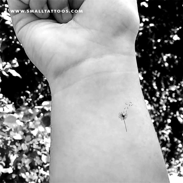 Small Dandelion Temporary Tattoo (Set of 3)