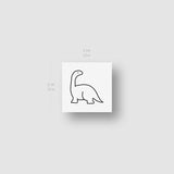 Matching Dinosaur Temporary Tattoo (Set of 3x3)