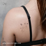 Divine Balance by Jakenowicz Temporary Tattoo - Set of 3