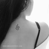 Small Dot Snake Temporary Tattoo (Set of 3)