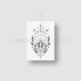 Double Rose Wristband Temporary Tattoo by Tukoi (Set of 3)