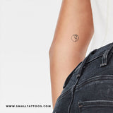 Small Planet Earth (America) Temporary Tattoo (Set of 3)