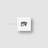 Small Eye of Horus (Left) Temporary Tattoo (Set of 3)