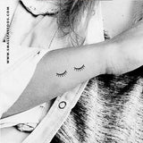 Eye and Eyelash Temporary Tattoo (Set of 3+3)