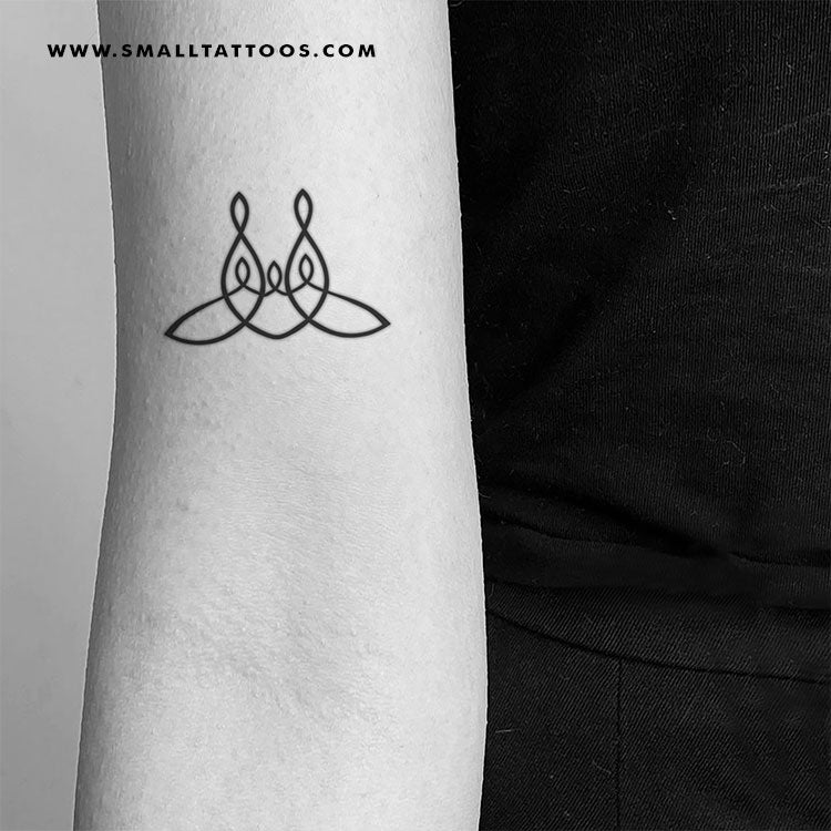 Family Of Five Unity Symbol Temporary Tattoo Set of 3 Small Tattoos