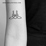 Family Of Five Unity Symbol Temporary Tattoo - Set of 3