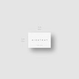 'Fantasia' by Jakenowicz Temporary Tattoo - Set of 3