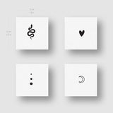 Finger Temporary Tattoos (Set of 4x3)