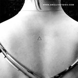 Tiny Fire Alchemy Symbol Temporary Tattoo (Set of 3)
