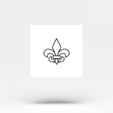 Fleur-de-lis Temporary Tattoo (Set of 3)