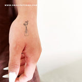 Flower In A Bottle Temporary Tattoo by Tukoi (Set of 3)