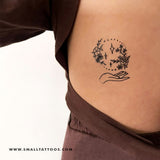 Flower Hand Temporary Tattoo by Tukoi (Set of 3)