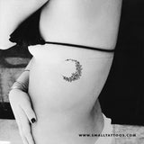 Flower Moon Temporary Tattoo (Set of 3)