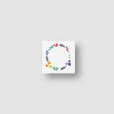 Flower Wreath Temporary Tattoo by Zihee (Set of 3)
