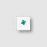 Four Leaf Clover Temporary Tattoo by Zihee (Set of 3)