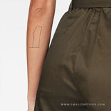 Gemini Constellation Temporary Tattoo (Set of 3)