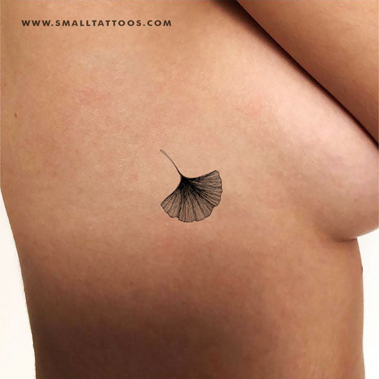 Ginkgo Leaf Temporary Tattoo (Set of 3)