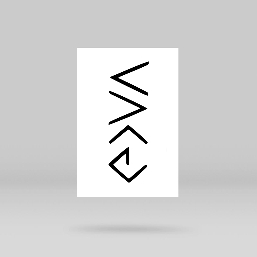 God is Greater Than My Highs and Lows Symbol Temporary Tattoo (Set of 3)