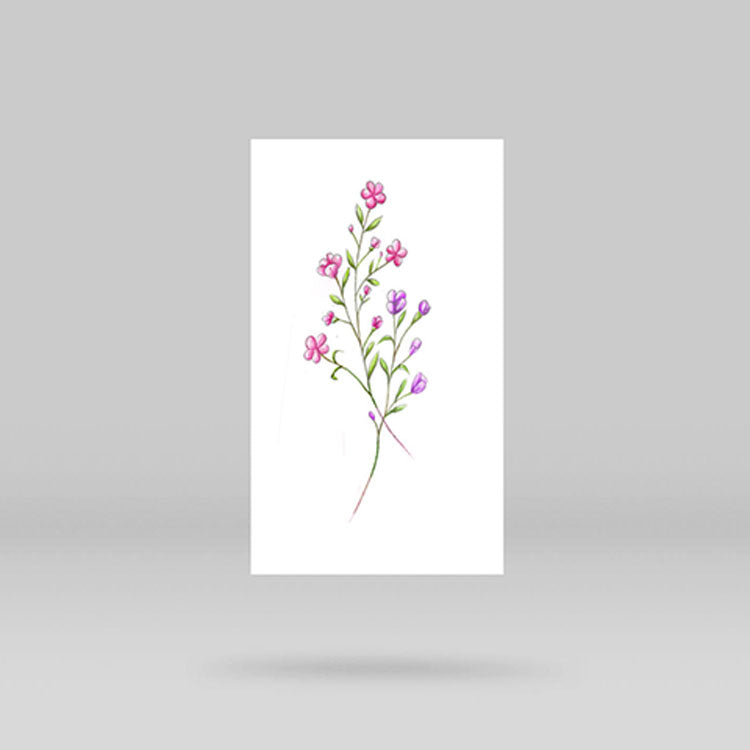 Baby's Breath Temporary Tattoo by Mini Lau (Set of 3)