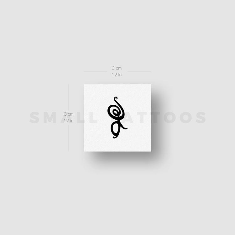 Hakuna Matata Symbol Temporary Tattoo (Set of 3)