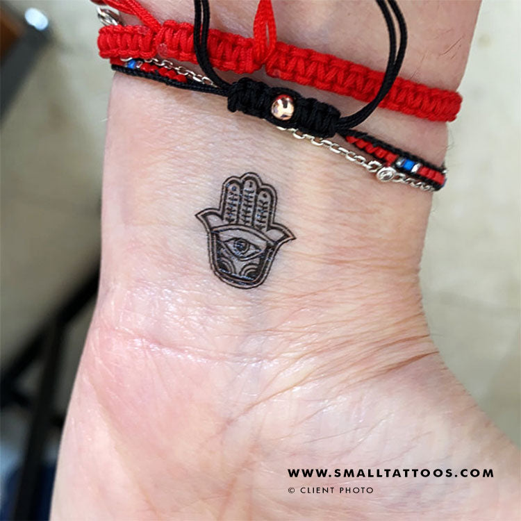 Little Hamsa Temporary Tattoo (Set of 3)