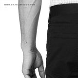 G Handwritten Letter Temporary Tattoo (Set of 3)