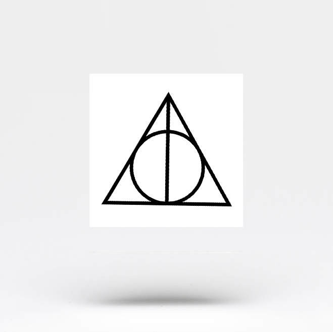 Deathly Hallows Temporary Tattoo (Set of 3)
