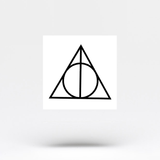 Deathly Hallows Temporary Tattoo (Set of 3)