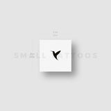 Small Hummingbird (Right) Temporary Tattoo (Set of 3)