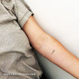 I AM Temporary Tattoo (Set of 3)