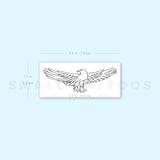 Zambian Eagle Temporary Tattoo - Set of 3