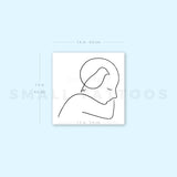 Featherhead Temporary Tattoo (Set of 3)