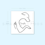 Best Friend Temporary Tattoo (Set of 3)