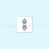 Vajra Temporary Tattoo - Set of 3