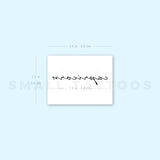 Capricorn Temporary Tattoo - Set of 3