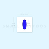 Blue Pill Temporary Tattoo - Set of 3