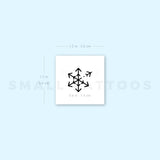 Flying Snowflake Temporary Tattoo (Set of 3)